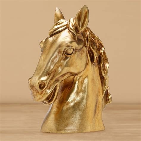 Shop Gold Polyresin Horse Head - at Best Price Online in India