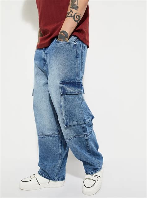 Buy URB_N Men Washed Loose Fit Cargos Online at just Rs. 1699.0 ...