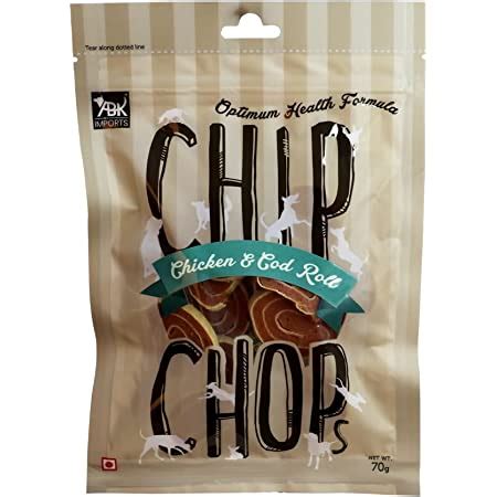 Buy Chip Chops Dog Treat Chicken and Codfish Rolls, Optimum Health ...