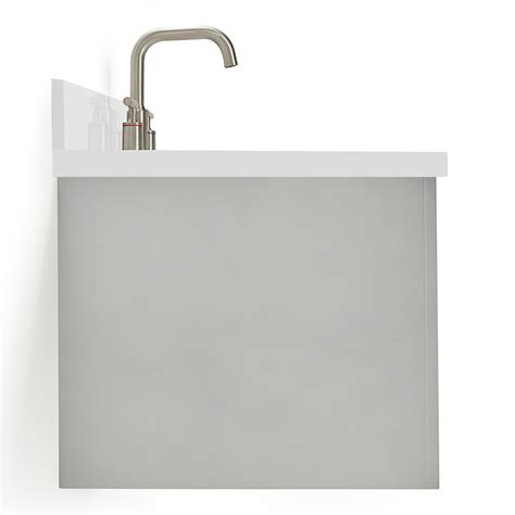 ARIEL Hutton 37-in Gray Undermount Single Sink Floating Bathroom Vanity ...