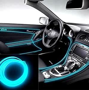 Amsik Luxury Dashboard Ice Blue Strip Light 5 Meters for Fiat Linea ...