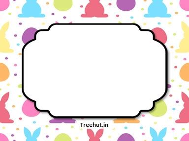 Bunny Free Printable Labels, 3x4 inch Name Tag