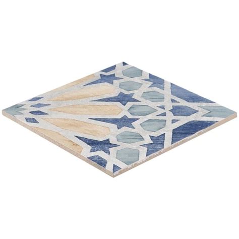 Artmore Tile Tiesto Marla 8-in x 8-in Matte Porcelain Encaustic Floor ...