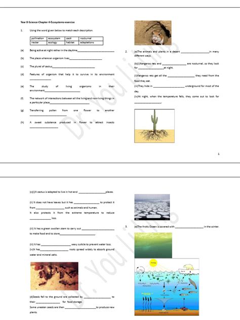 Science Chapter 4 Class 8 Exercise 的图像结果