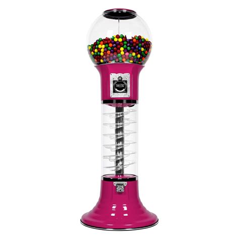 Buy Gumball Machine for Kids Pink Vending Machine 4'10" $0.25 Giant ...