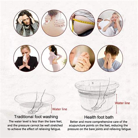 Buy Foot Tub Wooden Foot Basin Oak Foot Bucket, Thick Thermal Foot Bath ...