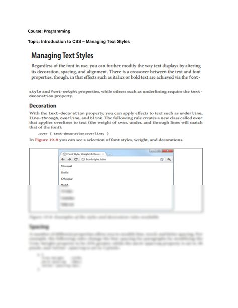 Image result for Lesson 6 Styling Text with CSS