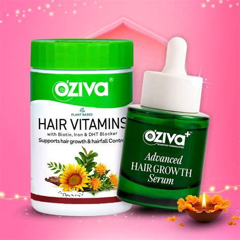 Hair Regrowth Kit | Hair Vitamins + Hair Growth Serum – OZiva