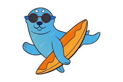 Surfer Reference With Seal