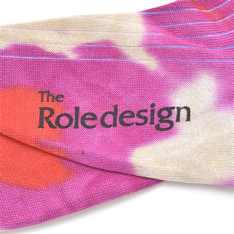 The Role design ザロールデザイン タイダイリブソックス ピギー TIE DYE RIB SOCKS WOMENS RLD ...
