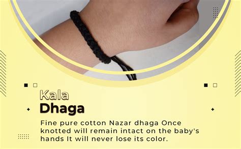 BigMart 100% Cotton Dark Black Kala Cotton Nazar Dhaga, 20 Meters ...