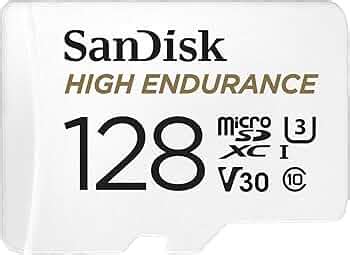 SanDisk 128GB High Endurance Video MicroSDXC Card with Adapter for Dash ...