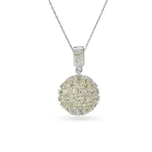 Mia by Tanishq Peridot Splendour Silver Pendant for Women : Amazon.in ...