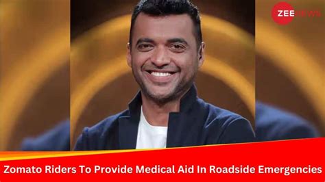 Over 20,000 Zomato Riders To Provide Medical Aid In Roadside ...
