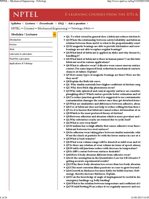 NPTEL Mechanical Engineering 的图像结果