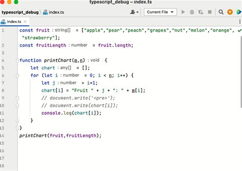 TypeScript Debugging 的图像结果