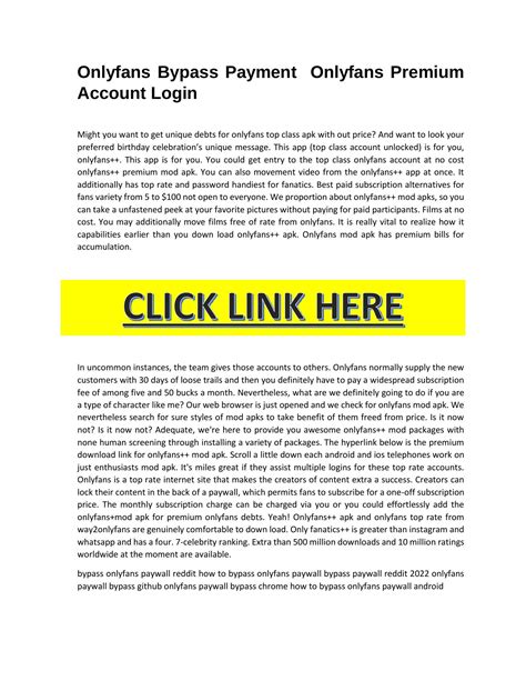 Free Onlyfans Premium Hack 2020 Bypass Payment And Get