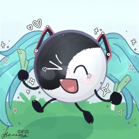 Hatsune Miku yin yang >:] di 2025 | Wallpaper kartun, Kartun