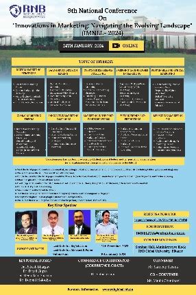 9th National Conference Innovations in Marketing: Navigating The ...