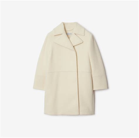 Wool Cashmere Coat in Calico | Burberry® Official