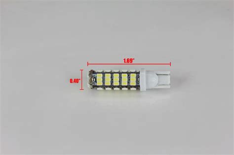 10X T10/921/194 RV Trailer 12V LED Lights Bulbs 68 SMD Warm White W5W ...