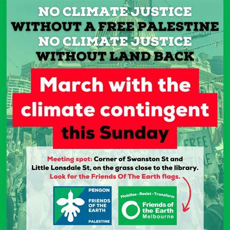 Urgent: Climate mobilisation for a Free Palestine - Friends of the Earth