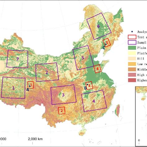 Landform Map Key 的图像结果