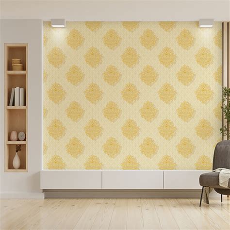 Veluce 3d damask pattern Wallpaper – Myindianthings