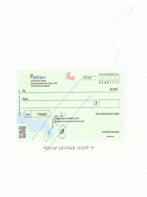 Image result for Cancelled Cheque PDF