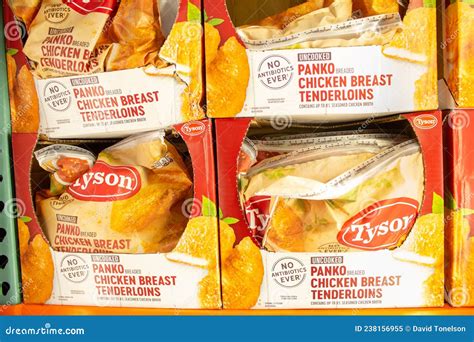 Tyson Panko Chicken at Store Editorial Image - Image of marks, sauce ...