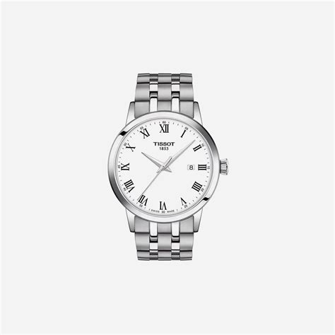 Tissot Classic Dream Quartz White Dial 42mm Stainless Steel Watch
