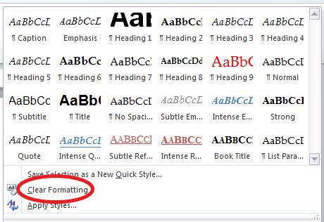 Image result for Word 2010 Formatting Tips
