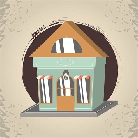 Old Shop Vector 的图像结果