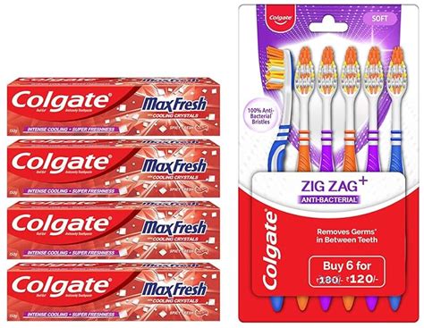Buy Colgate Max Fresh Bad Breath Treatment Toothpaste, Red Gel Paste ...