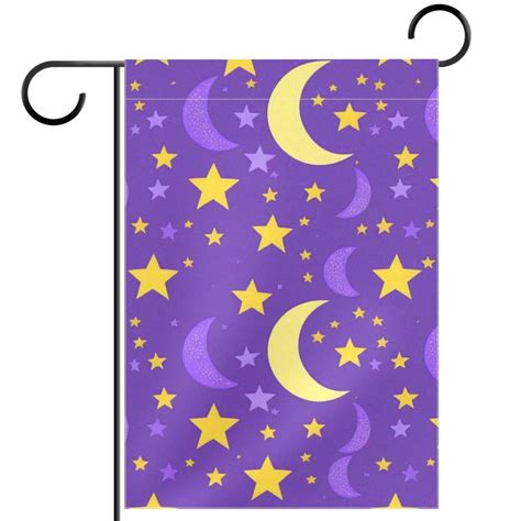 NUEAHEDN Stars and Moon Flags for Outside Decoration, Yard Outdoor ...
