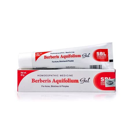 Berberis Aquifolium Gel for Acne, Blemishes & Clear Skin | SBL ...