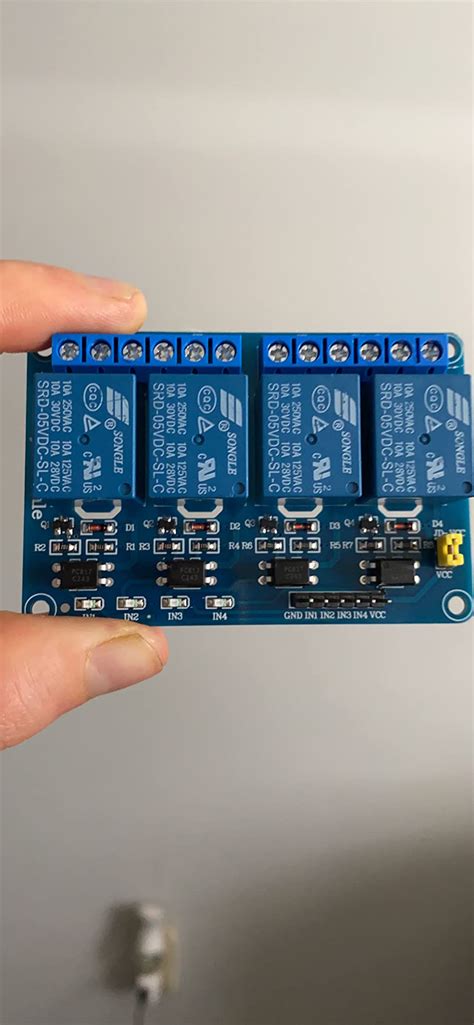 UMLIFE 4pcs Capacitive Soil Moisture Sensor 4Channel 5V Relay Module ...