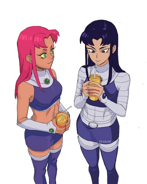 starfire and blackfire (dc comics and 1 more) drawn by jenxd_d | Danbooru