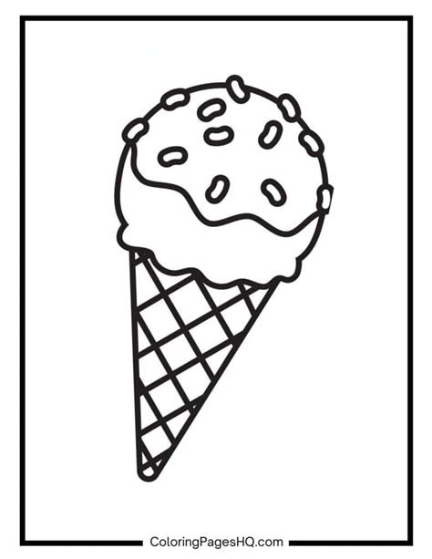 Ice Cream Coloring Pages 的图像结果
