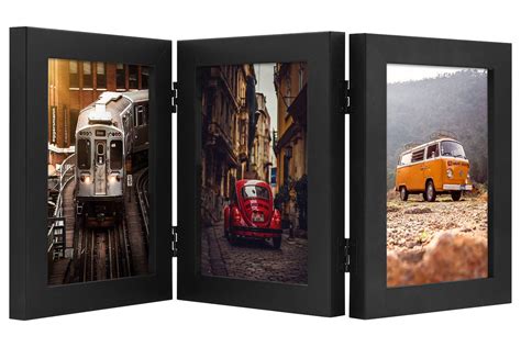 Buy Frametory, 5x7 Triple Picture Frames Hinged 3 Photos Frame Collage ...