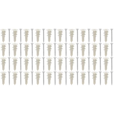 40 Sets Drywall Anchor Plasterboard Expansion Screws Gypsum Boards ...