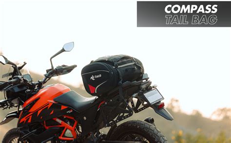 Raida Compass T43 Motorcycle Tail Bag | 43L | 1680D Tear-Resistant ...