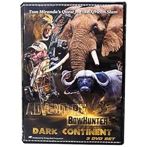 Tom Miranda Adventure Bowhunter Dark Continent Africa DVD Set : Amazon ...