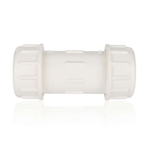 PVC Pipe Compression Coupling 1 1 2 Inch 的图像结果