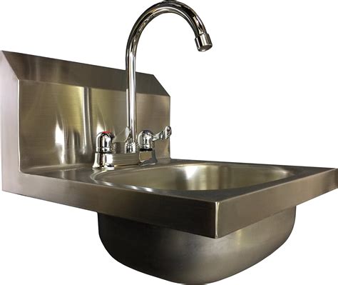 S10i Inset Stainless Steel Hand Wash Basin, Sink, Plus Pair Lever Taps ...