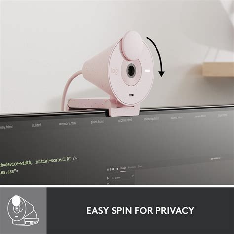 Buy Logitech Brio 300 Full HD Webcam with Privacy Shutter, Noise ...