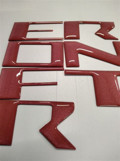 3d Lava Red Raised Domed Front Grille Letter For | Ubuy India