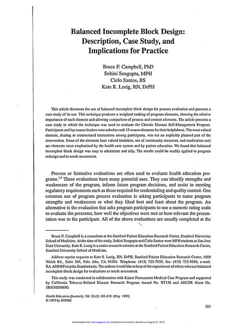 Incomplete Block Design 的图像结果