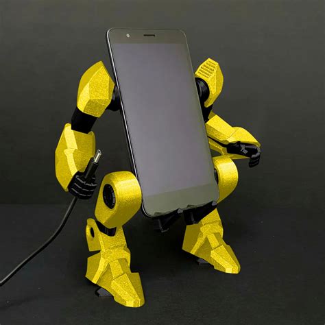 3D Printed Toys, 3D Printing Adjustable Robot Phone Holder With ...