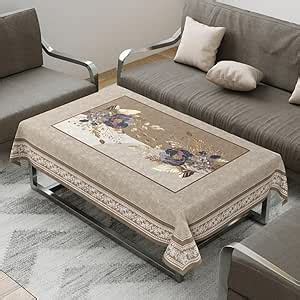 Buy Cloth Fusion Velvet Floral Centre Table Cover Cloth, Table Cloth ...